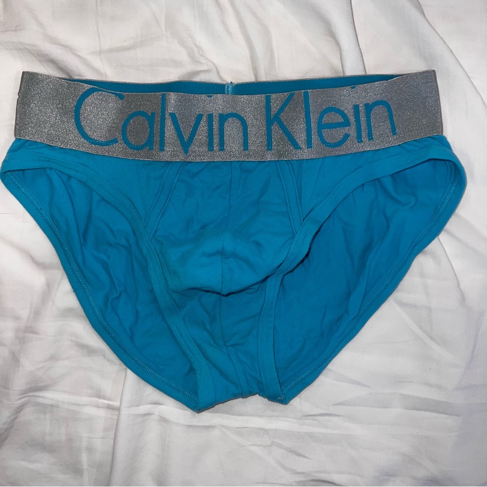 Calvin Klein Steel Blue Briefs